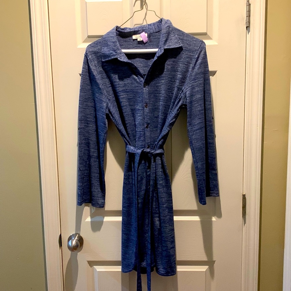 Simply Noelle dress size 12/14, L/XL; polyester, rayon, spandex